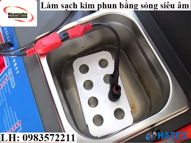 Máy làm sạch kim phun xăng điện tử